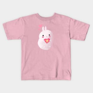 Molang valentines design Kids T-Shirt